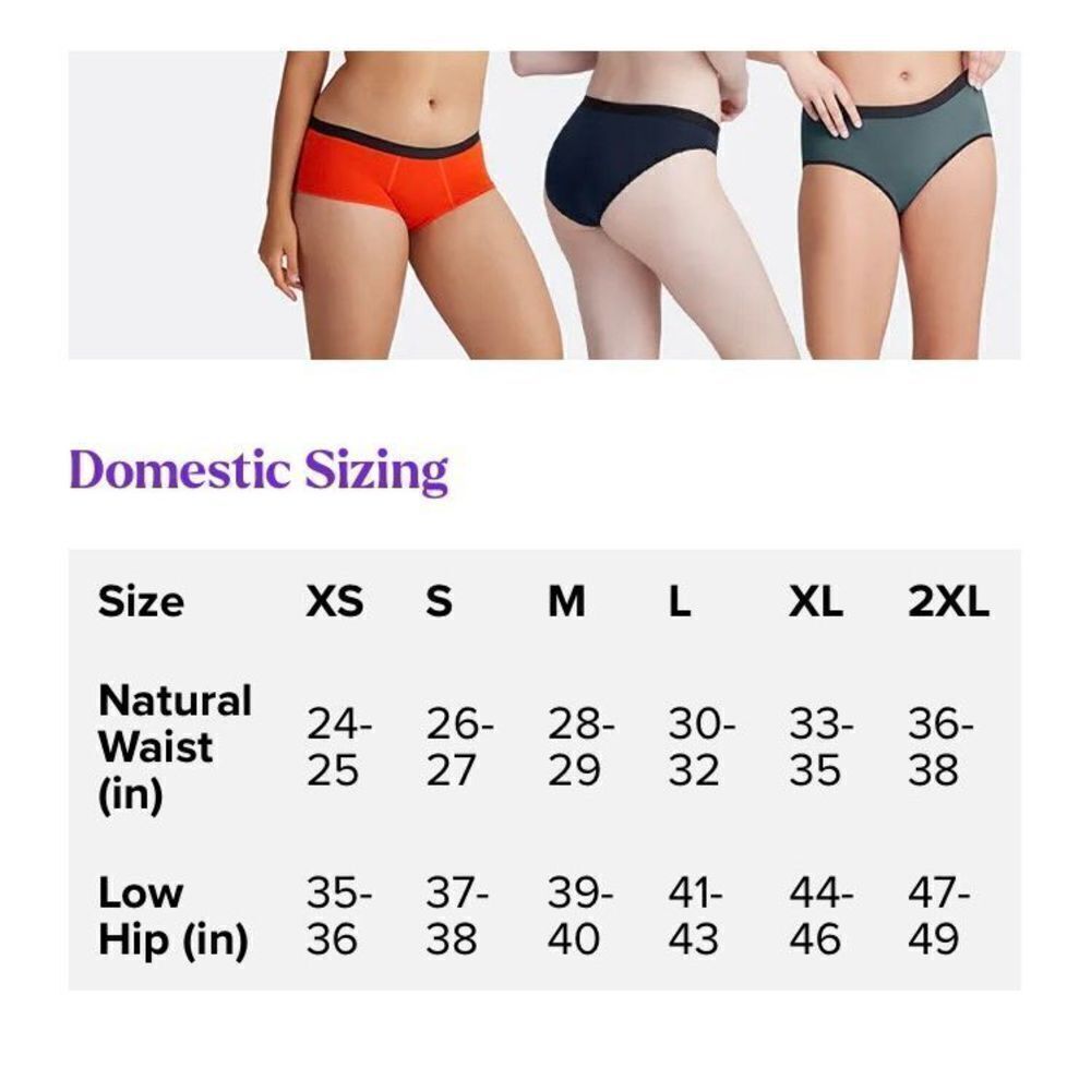 ME UNDIES - BRAND NEW - L Sz Small - 3-Pack Cheeky Brief Undies/Super Soft! - Picture 11 of 12
